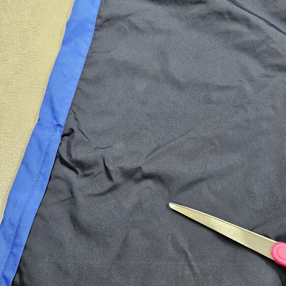 VTG Starter Track Pants Mens XL Blue Baggy Wide Leg Lined Skater Y2K Zip Ankle - Picture 9 of 15